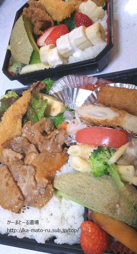 君はご飯の上にフルーツが乗ってる弁当を見た事があるか？【いねや】早稲田大学近く