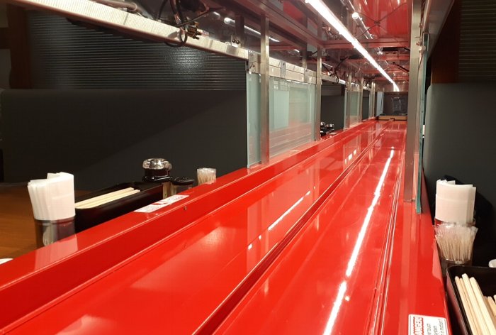 【まるで回転寿司？】特急レーン 焼肉の和民 王子店