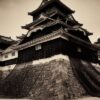 【1945年】姫路城が黒い網で覆われる【昭和20年】太平洋戦争対策