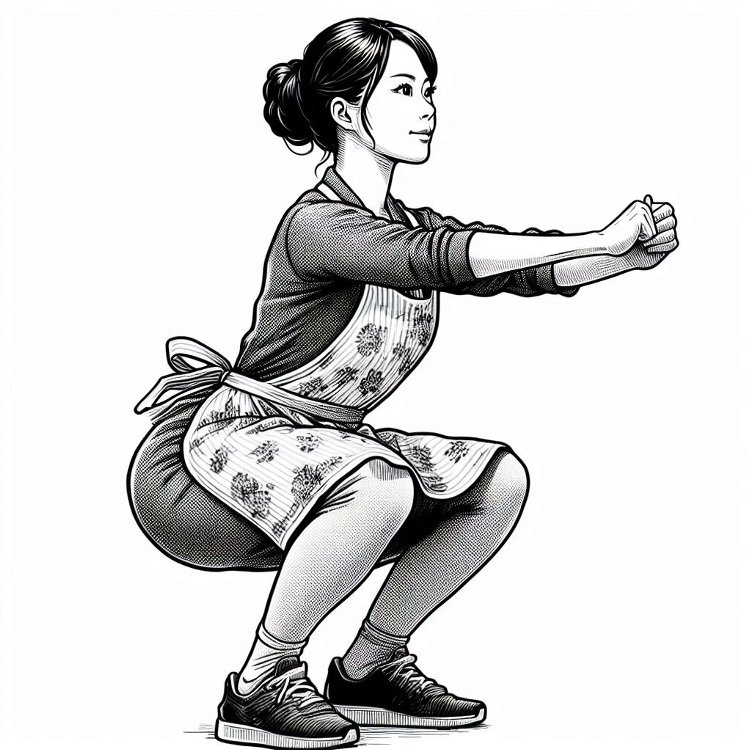 スクワットはつま先より前に膝を出してはいけないのは本当なの？腰が痛い膝痛