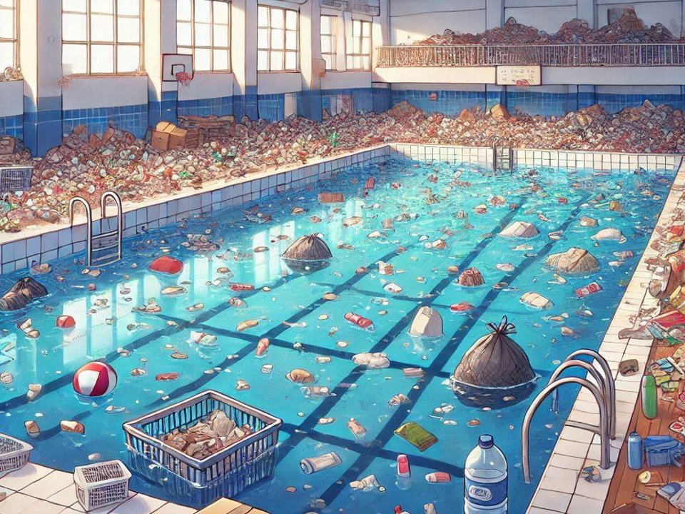 【潔癖】プールの更衣室＆プールサイド 苦手な奴集合【不潔】痰 唾 汚れ