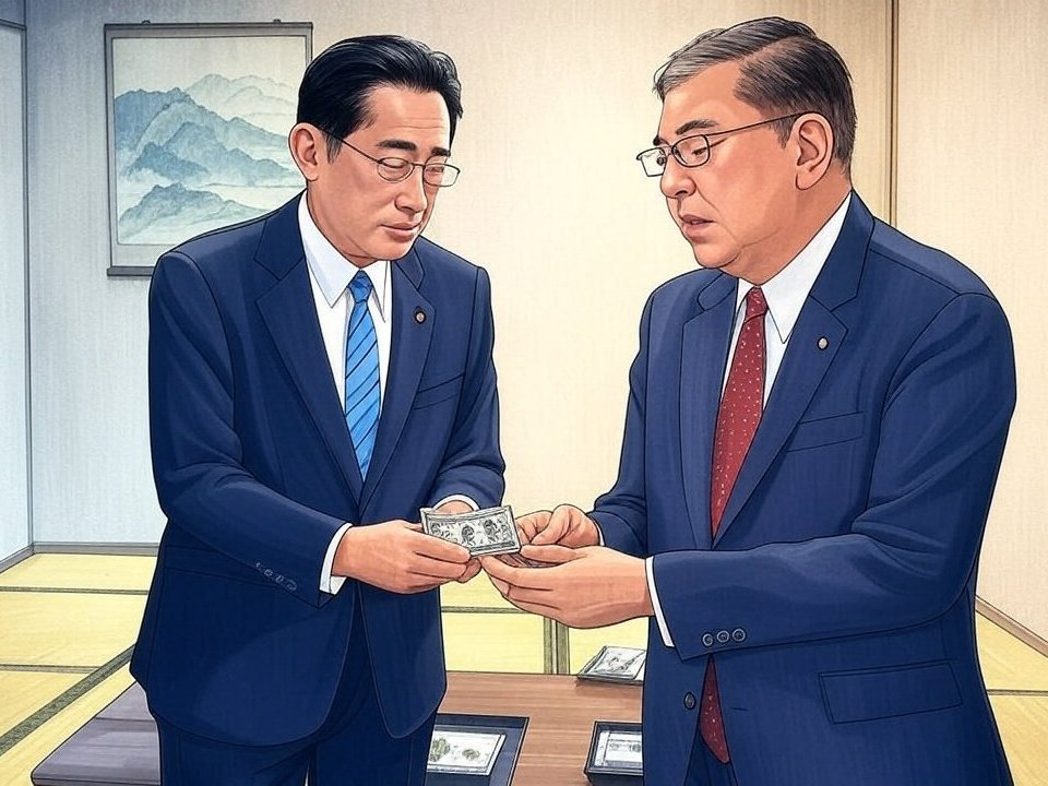 石破茂＆岸田文雄の商品券10万円は悪い事なの？小学生に分かりやすく教えてください