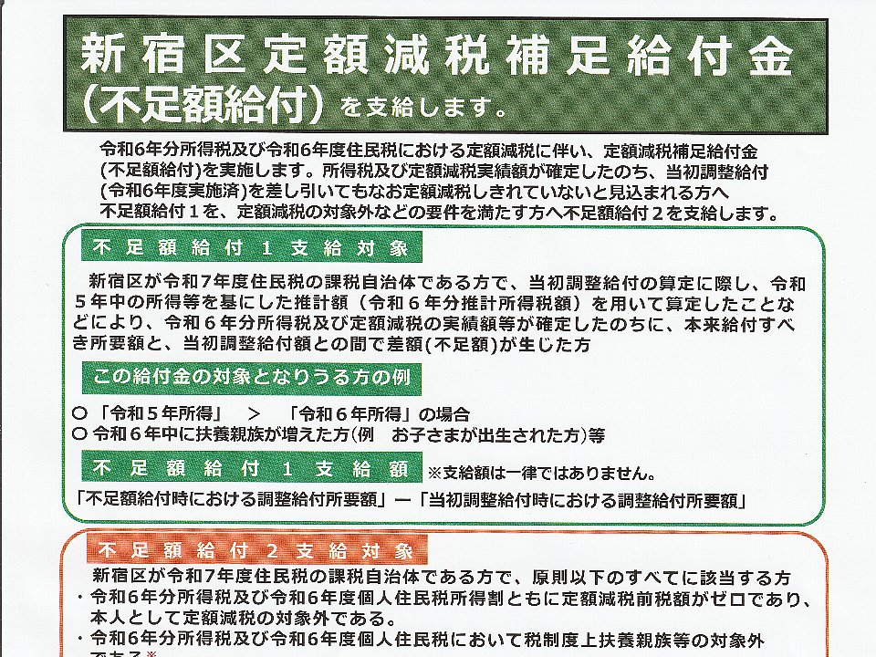 定額減税補足給付金とは？説明が分かりにくい資格者の判別方法