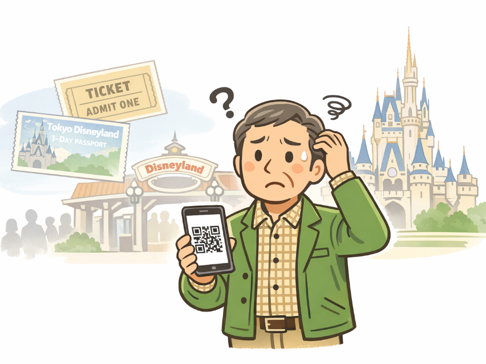 昭和世代がつまずく！ディズニーランドのデジタルチケットが分からなすぎた話