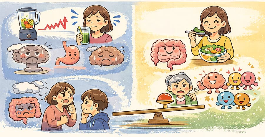 何でもミキサーでジュースにするのは危険?噛むことが体と脳に与える深刻な影響